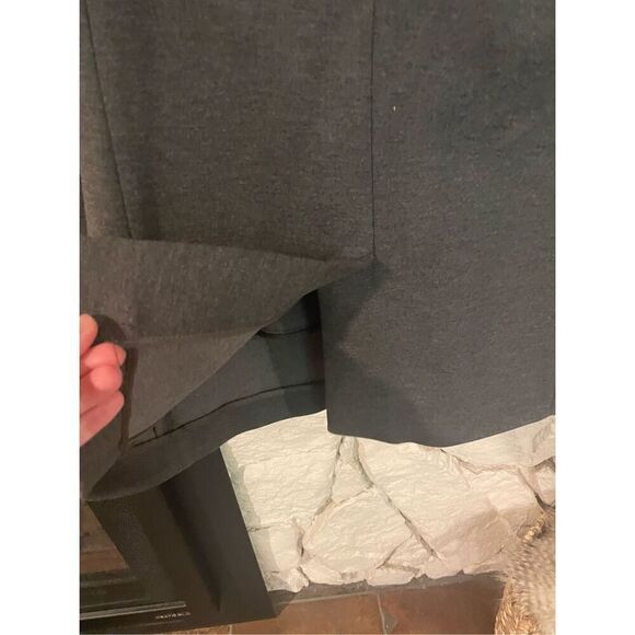 Banana Republic Womens Charcoal Grey Notched Lapel Single Button Blazer Size 2 - Picture 4 of 7